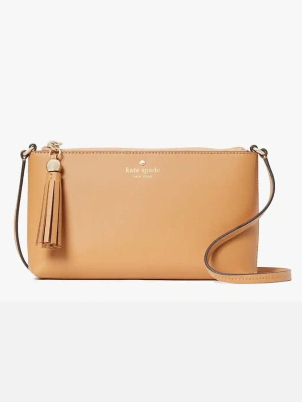 Kate Spade Ivy Street Amy Crossbody Bag Purse Tiramisu Mousse - Picture 1 of 16